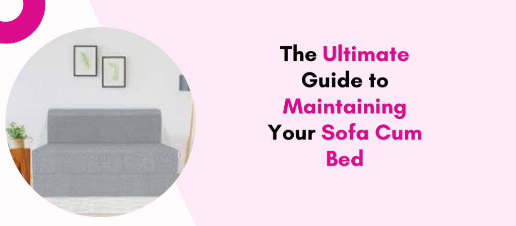 The Ultimate Guide to Maintaining Your Sofa Cum Bed